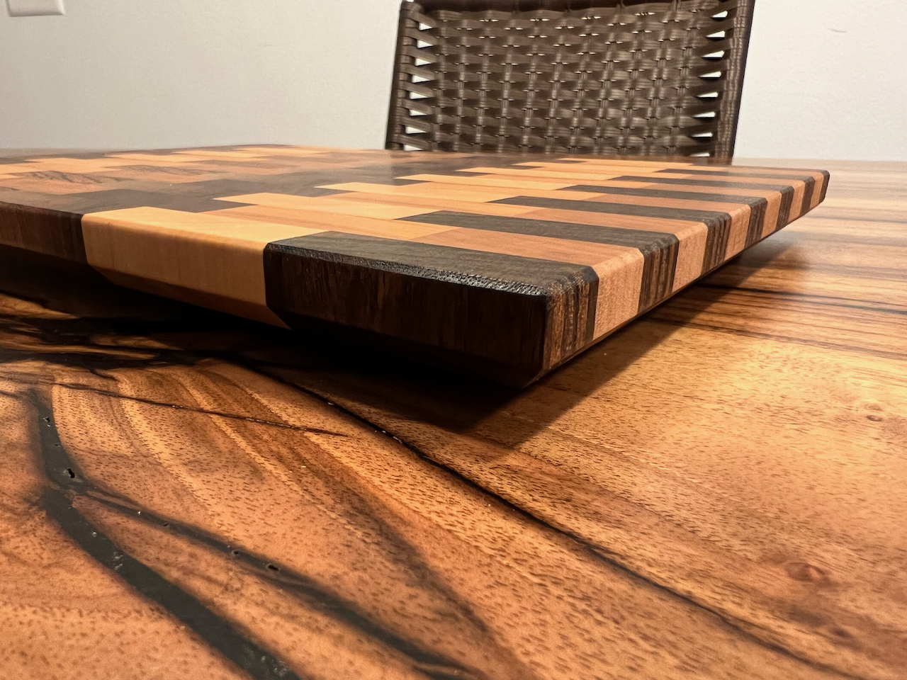 Stirnholz Schneidebrett