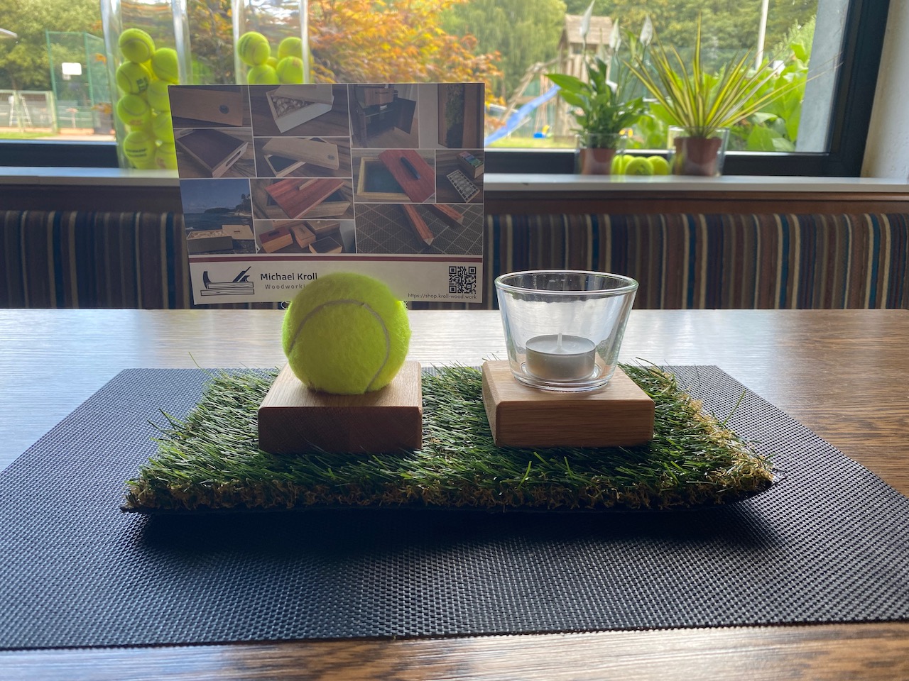 Tennis Verein Tisch Dekoration