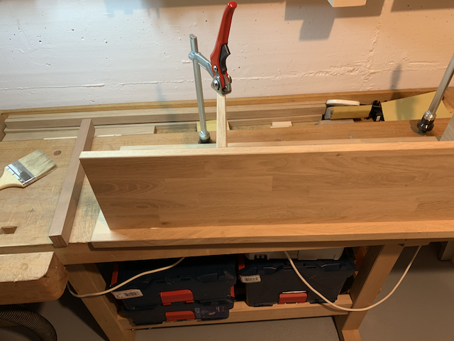 Verleimen mit Spannzwingen