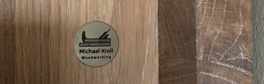 Edelstahl Logo für meine Arbeiten