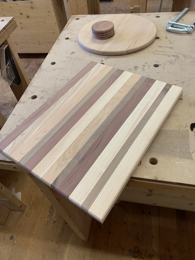 Fertig abgelängt und Fase angefräst