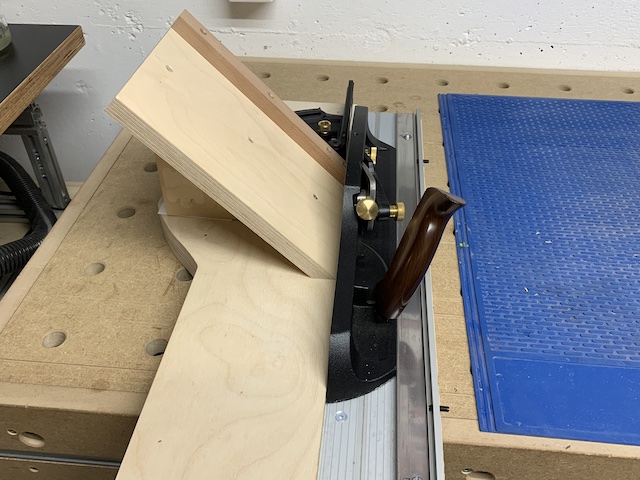 Veritas Bestosslade 45° Vorrichtung