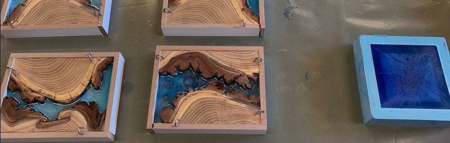 Giessharzkurs in der Schreinerei Eltschinger