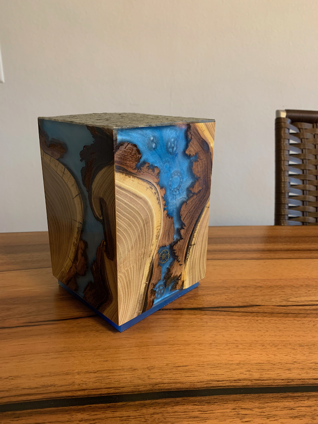 Giessharzlampe fertiggestellt